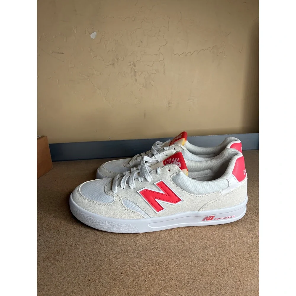 New Balance CT300NJ3 Sea Salt Pink Suede Mesh Court Sneakers Mens 6.5 Womens 8